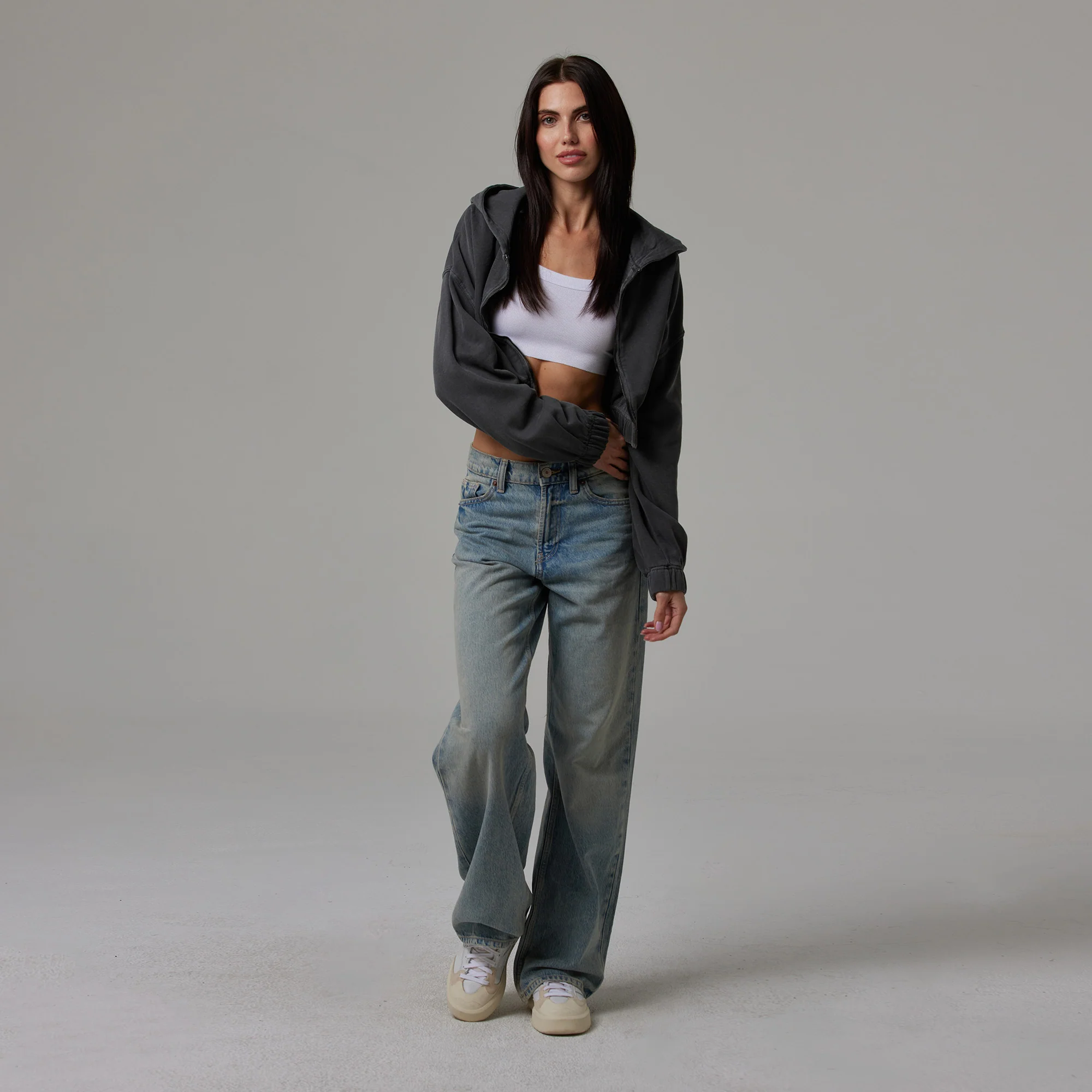 WOMENS ZIP CROP JACKET - Image 18