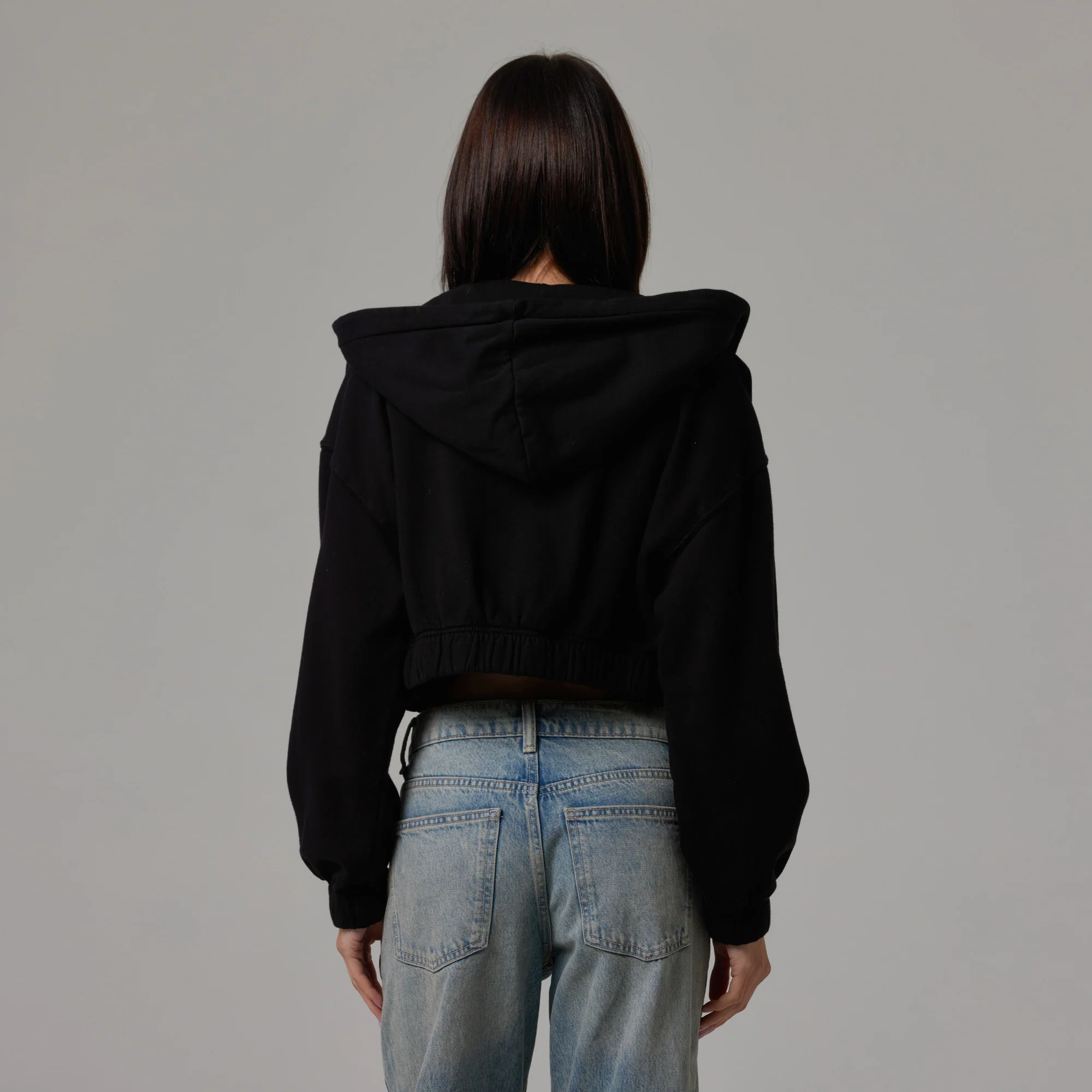 WOMENS ZIP CROP JACKET - Image 4