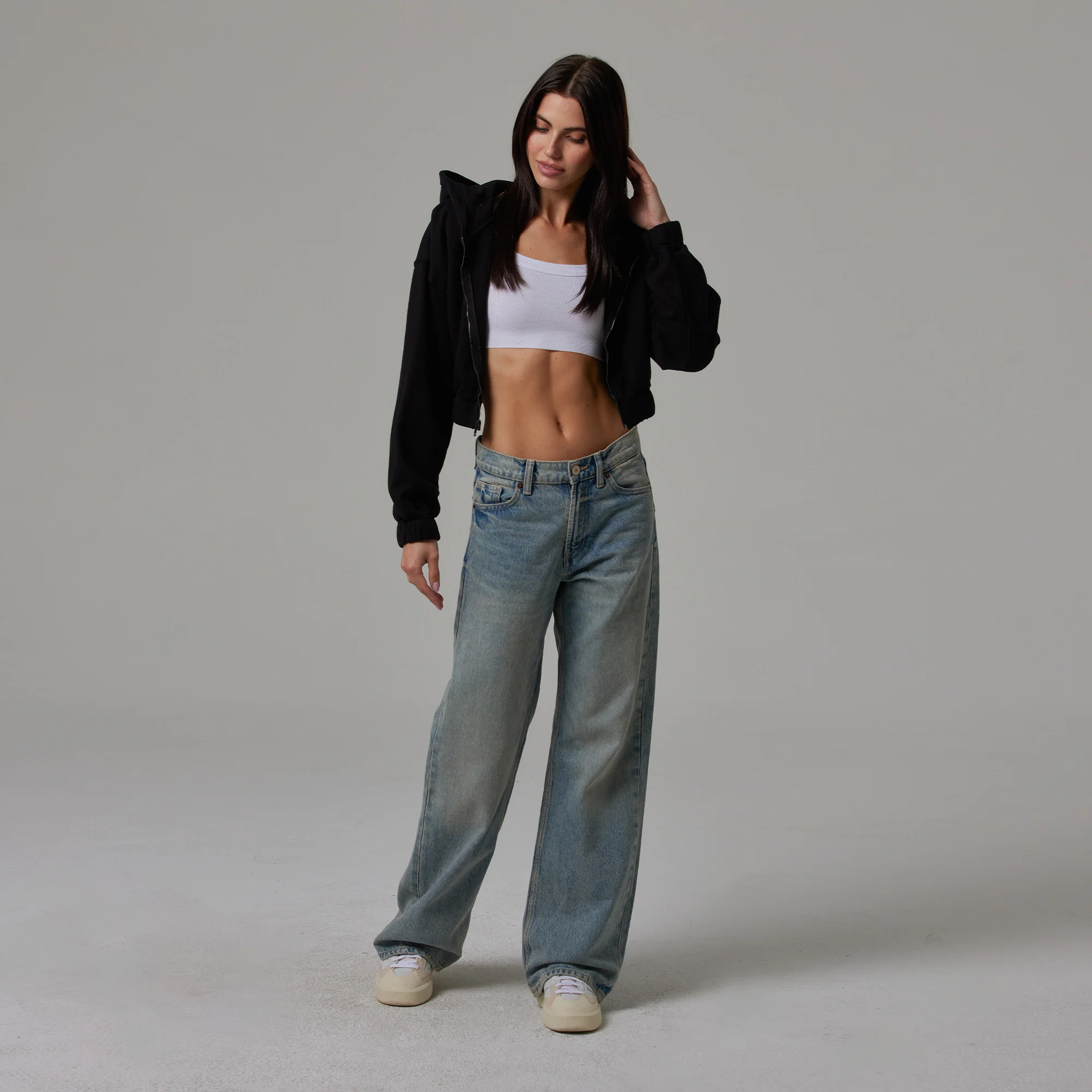 WOMENS ZIP CROP JACKET - Image 5