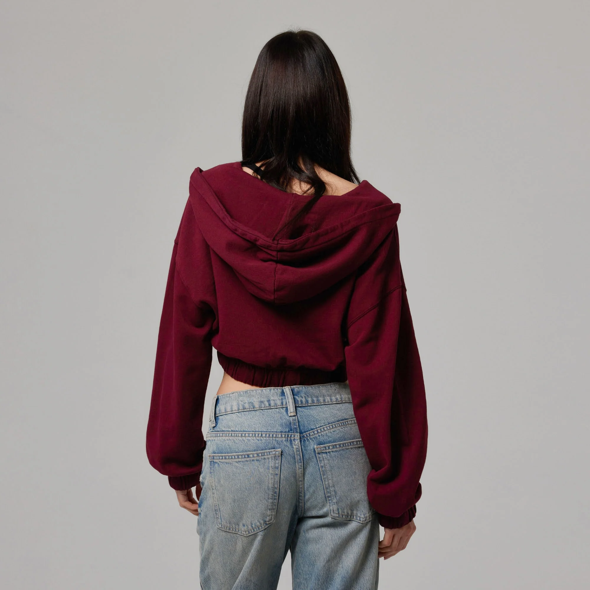 WOMENS ZIP CROP JACKET - Image 6