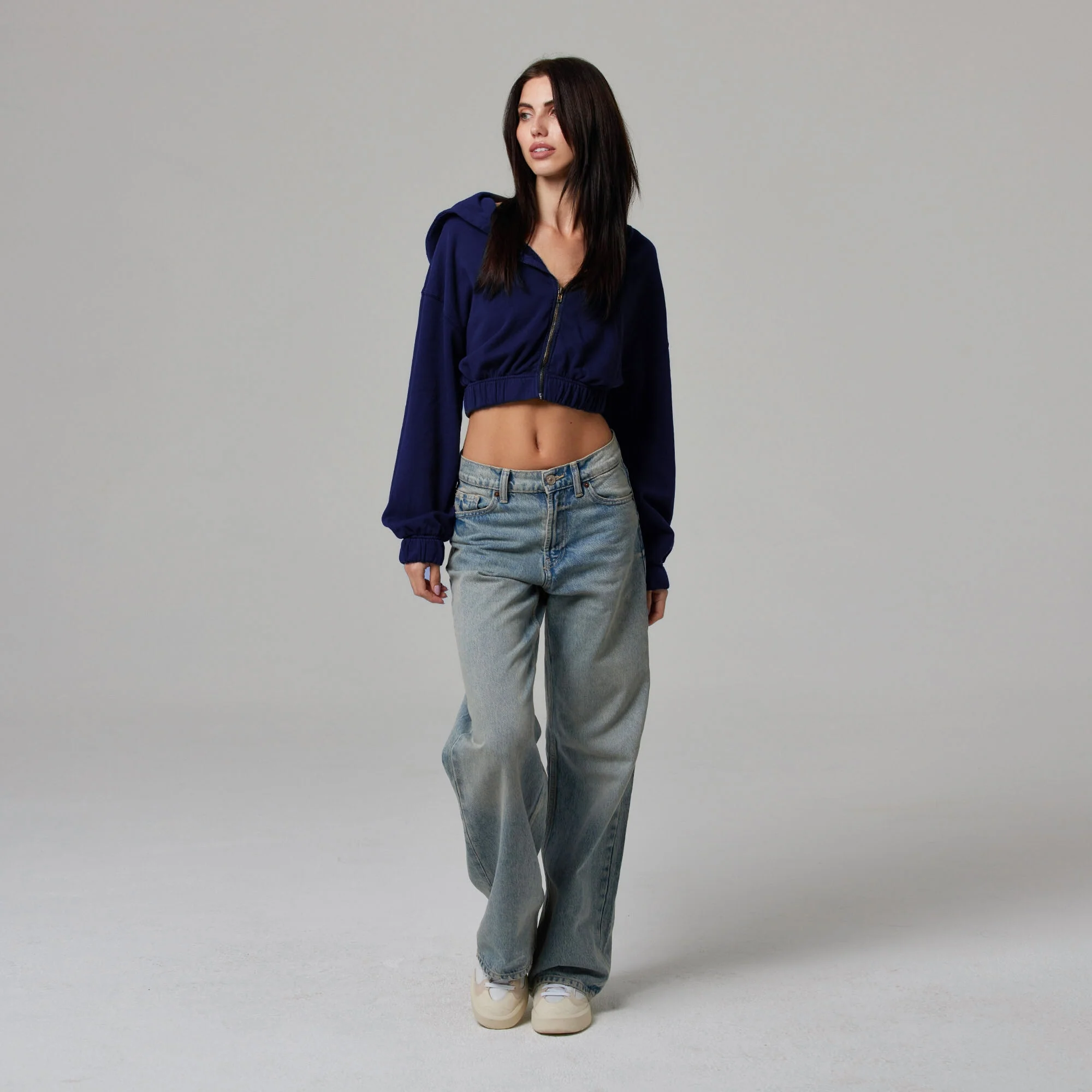 WOMENS ZIP CROP JACKET - Image 4