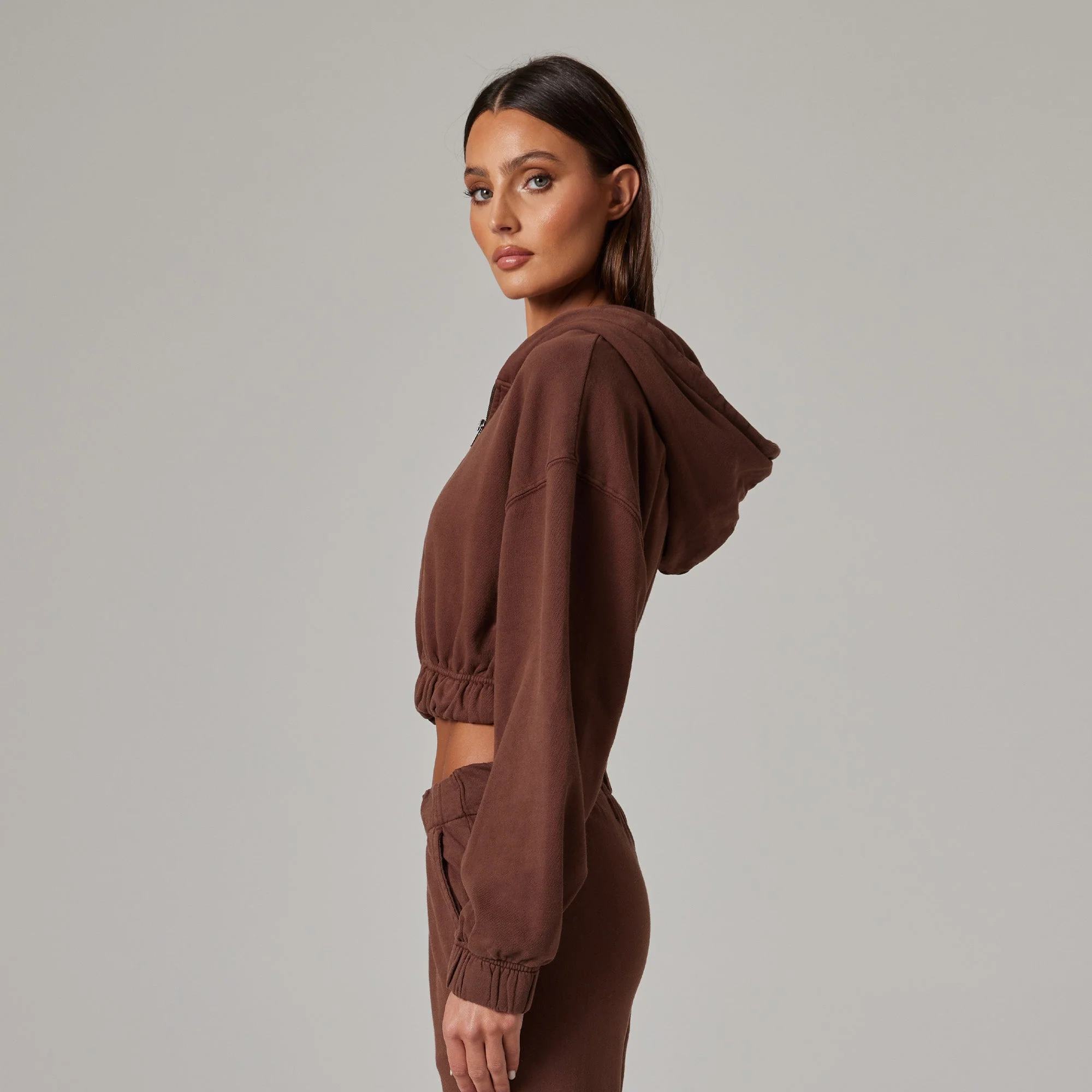 WOMENS ZIP CROP JACKET - Image 3